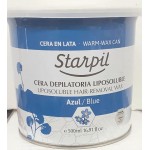 Starpil Blue azulene strip wax tin 500g